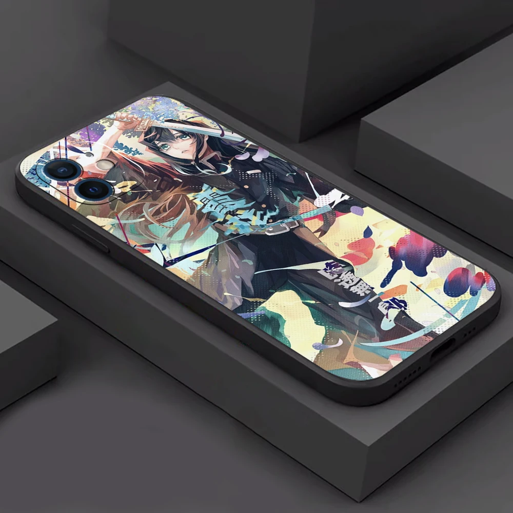 ghost slayer phone case for funda iphone 13 12 11 pro max mini x xr xs max 6 6s 7 8 plus coque back celular carcasa soft free global shipping