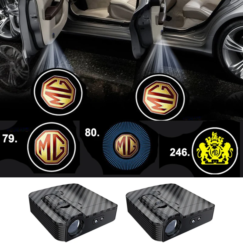

Проектор для двери автомобиля, наклейки для приветсветильник, аксессуары для MG TF3 Xross 7 ZS HS GT 6 5 Saloon 3SW EHS GS EZS morrisgarage