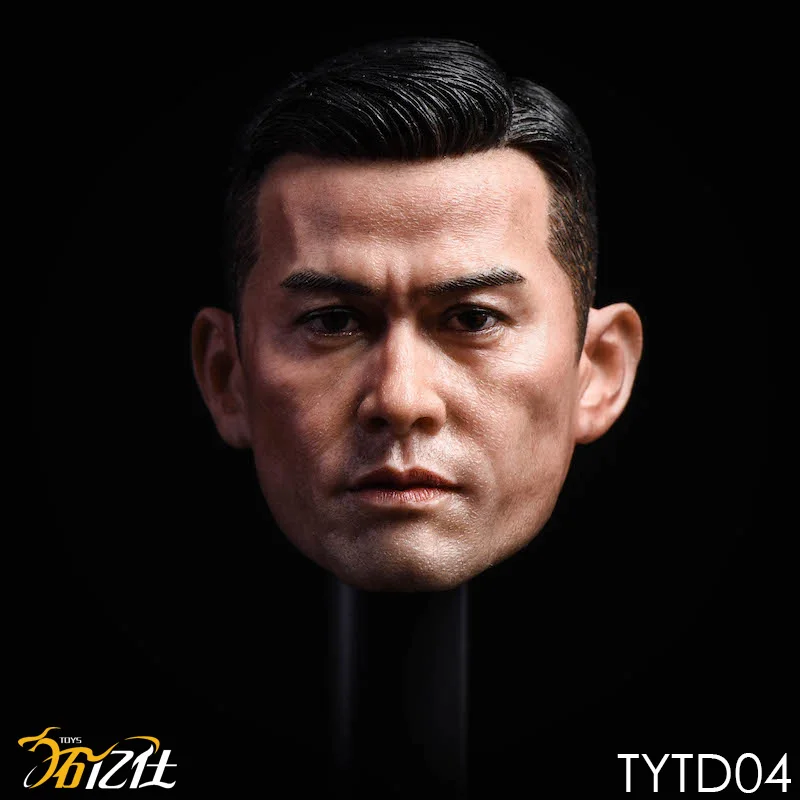 

Tys Toys 1/6 TYTD04 Male Soldier Asia Shanghai Beach Actor Lu Liangwei Head Carving Sculpture Model Fit 12 Inch Action Figures