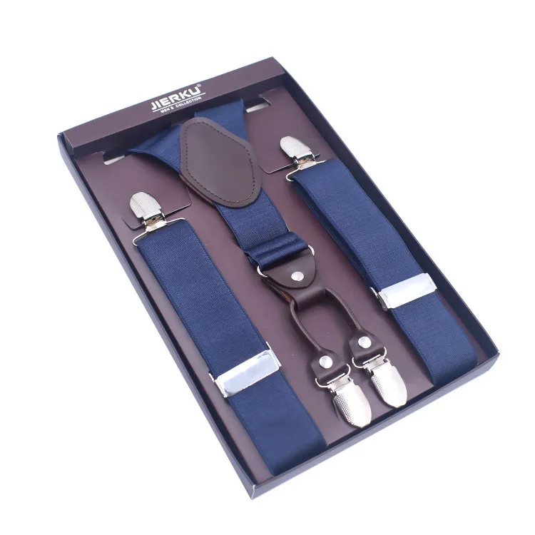 

Подтяжки из сплава с 4 зажимами мужские кожаные подтяжки мужские унисекс винтажные повседневные подтяжки для брюк подтяжки для мужчин