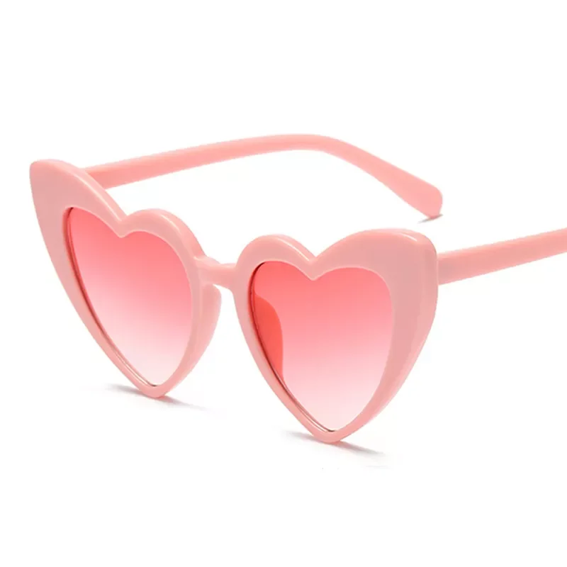 

Heart Shaped Sunglasses Plastic Women Brand Designer Fashion Rimless LOVE Clear Ocean Lenses Sun Glasses Oculos trending product