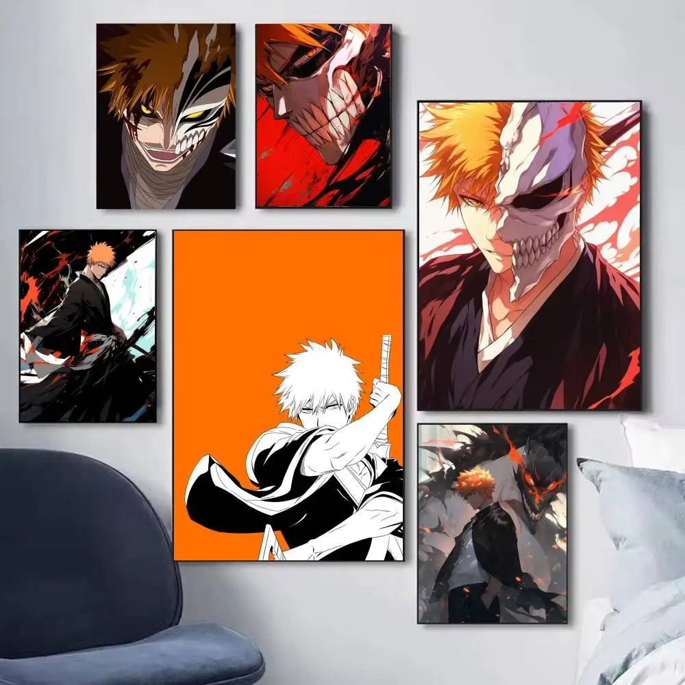 Куросаки Ичиго аниме B-Bleach постер настенное искусство домашний декор декор комнаты цифровая живопись гостиная ресторан кухня искусство (art.: 3920d2a8e910e) - 3920d2a8e910e