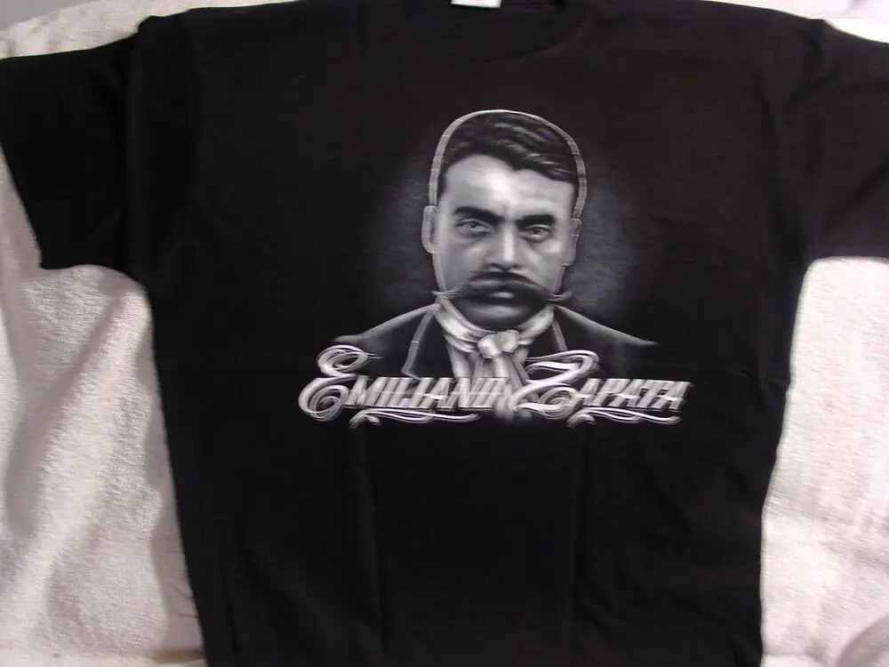 ФУТБОЛКА EMILIANO ZAPATA ES MEJOR MORIR DE PIE QUE VIVIR ARRODILLADO MEXICO