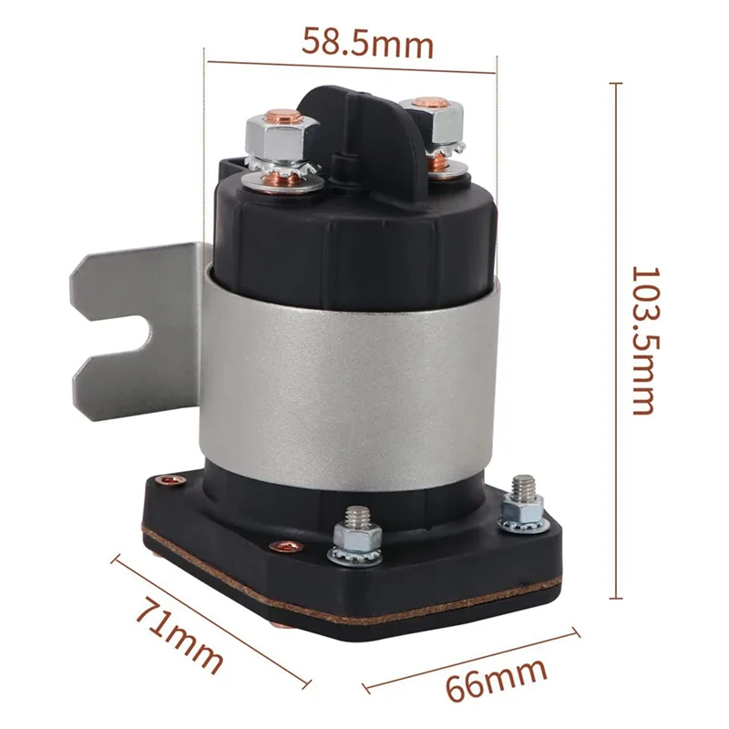 Соленоид 114-4811-020 клемма 48 В 200 А для электрической тележки гольфа Trombetta