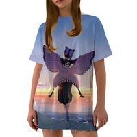2022 sword art online anime clothing ladies short sleeve t shirt summer clothing 3d digital printing t shirt top