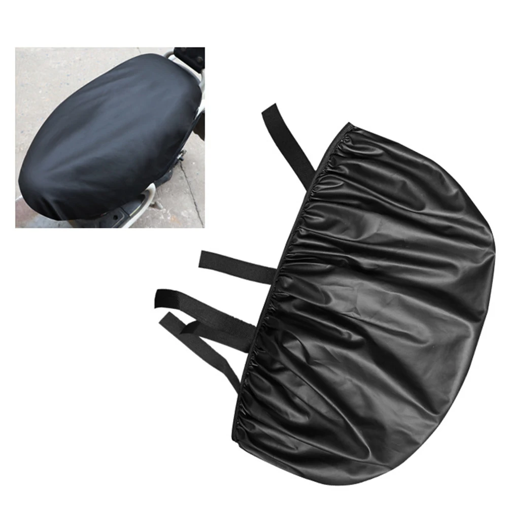 

Motorcycle Electric Scooter Cushion Cover Waterproof PU Leather Elastic Belt Universal Cushion Protect Accessories