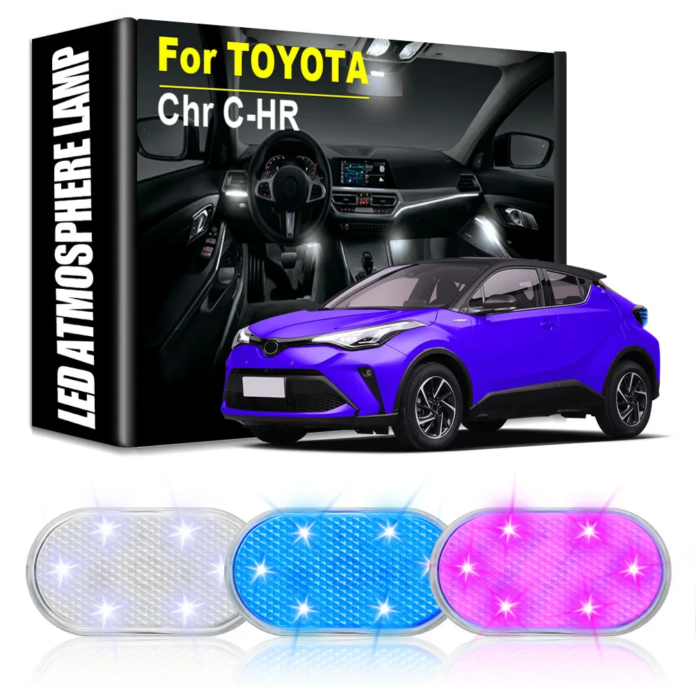 

Car LED Atmosphere Lights Car Rechargeable Touch led Lamps Automotive Goods Car Accessories Auto Tool Gadget for TOYOTA Chr C-HR