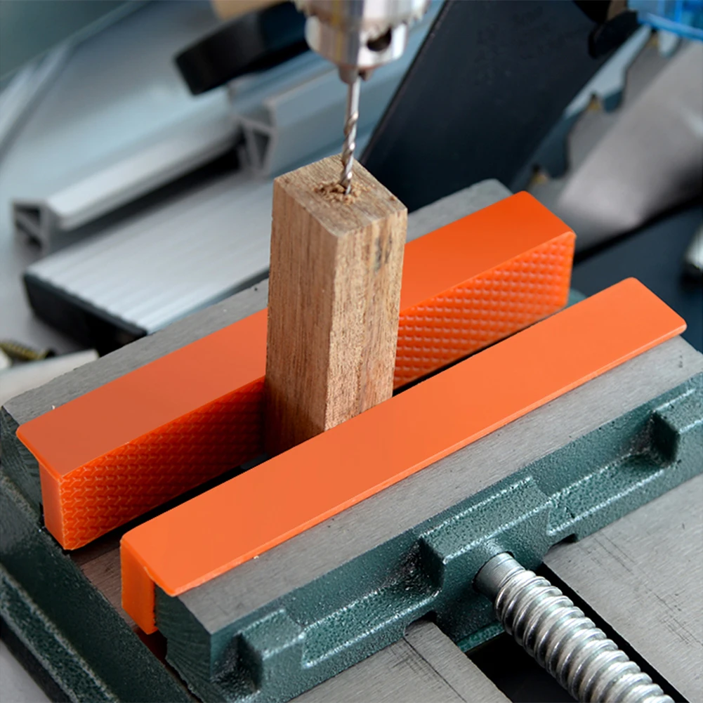 

2pcs 6 inch Magnetic Soft Vise Jaws Pad Nylon Bench Vice Protection Strip for Metal Vise Drilling Machine Tools Accessories