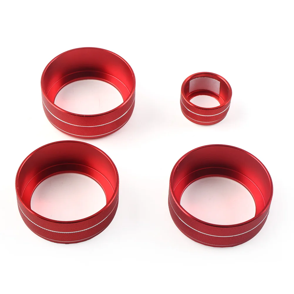 4 шт./компл. автомобильная консоль ручка управления климат-контролем кольцо