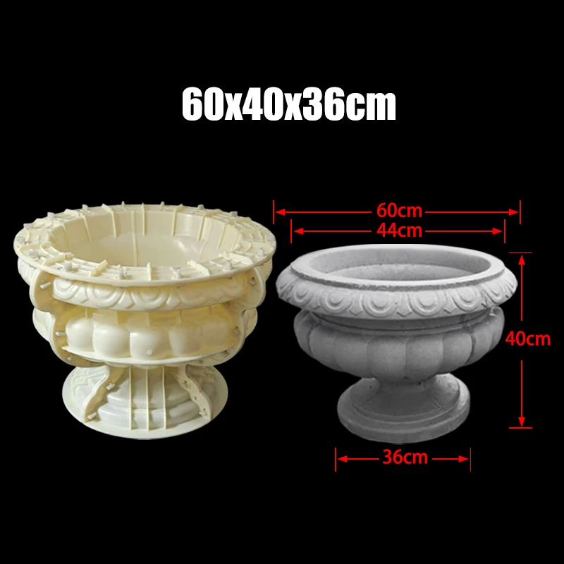 

Форма для цветочного горшка 60 см пластиковая