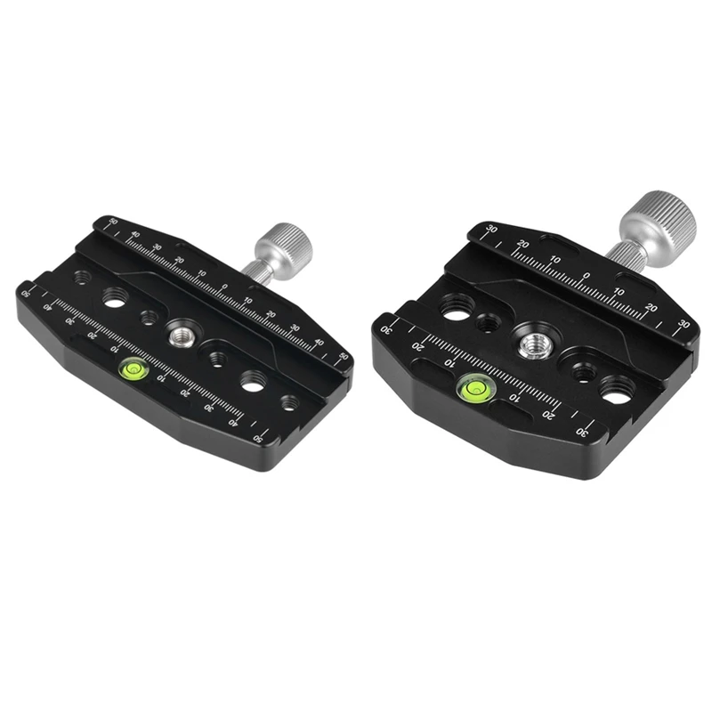 

2 Pcs Quick Release Clamp With Aluminum Alloy Quick Release Plate And Tripod, CL-70N & CL-110N