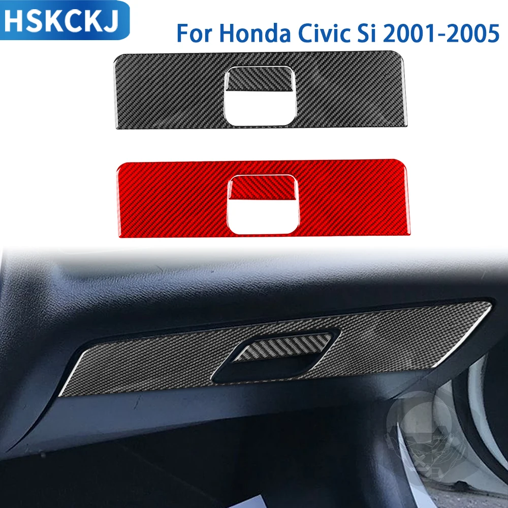 Для Honda Civic Si 2001 2002 2003 2004 2005 автомобильные аксессуары из углеродного волокна