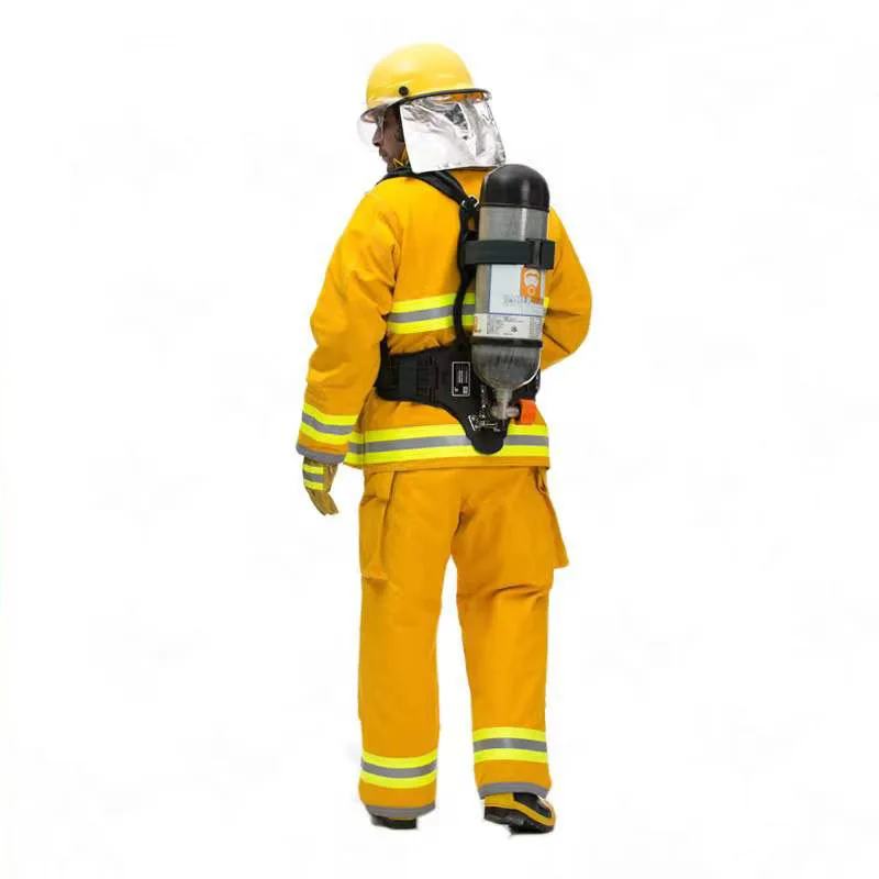 

Firefighter Survival Suit Aramid Fire Emergency Flame Coat Full Body