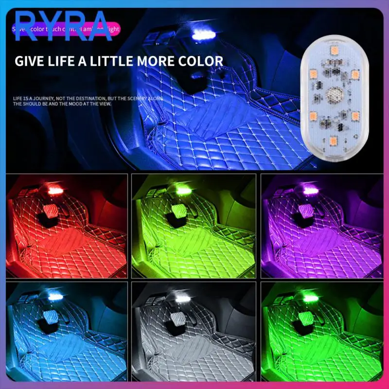 

Car Door Roof Light 5v Universal Touch Light Portable Mini Car Light Decorative Lamp Car Accessories Led Usb Led Night Light