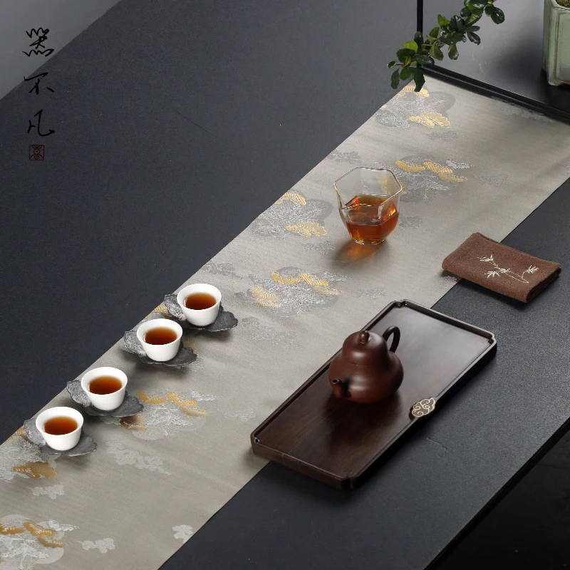 Yunsong парчовый чайный Коврик Новый китайский стиль дзен скатерть