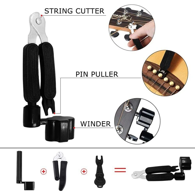

Guitar Accessories Acoustic Guitar Accessories Kit Guitar Strings Accessories Kit For Guitar Players Guitar Beginners
