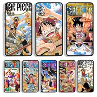 one piece comic poster for samsung a73 a72 a71 a53 a52 a51 a41 a33 a32 a31 a22 a21s a13 a12 a03s a02 5g black phone case