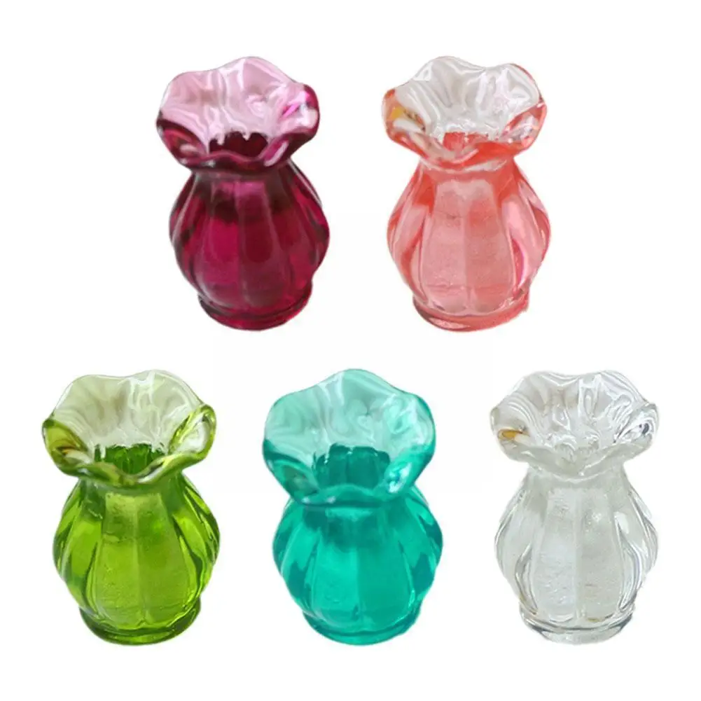 

1PC Mini Ceramic Vase Crafts Arrangement Flower Home Decorations Ornament Garden Model T9C8