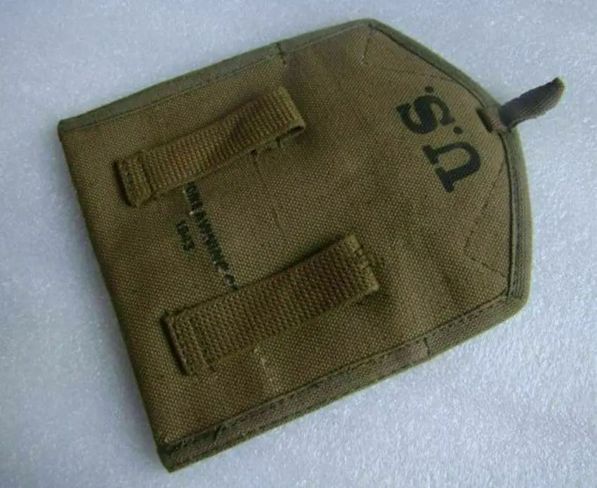 . Армейский Солдат Второй мировой войны 1943 парусиновая сумка для боеприпасов