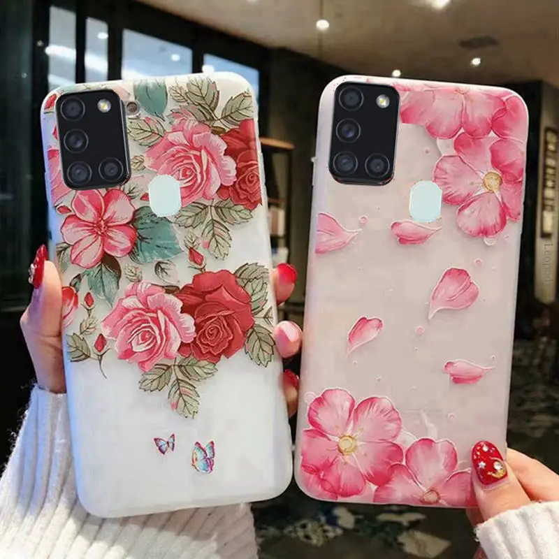 

Luxury Girl Lady Phone Case For Samsung A01 A12 A21 A21S A51 A52 A72 A32 S20 FE A11 A31 Back cover for Samsung Galaxy back cases