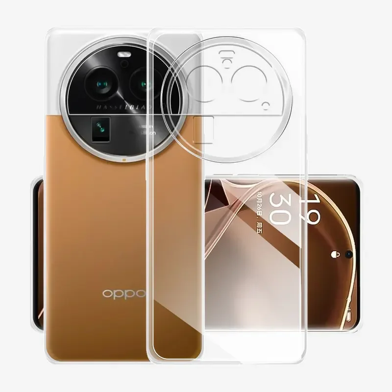 Для Oppo Find X6 pro Чехол для телефона Тонкие Силиконовые Мягкие ТПУ прозрачные задние