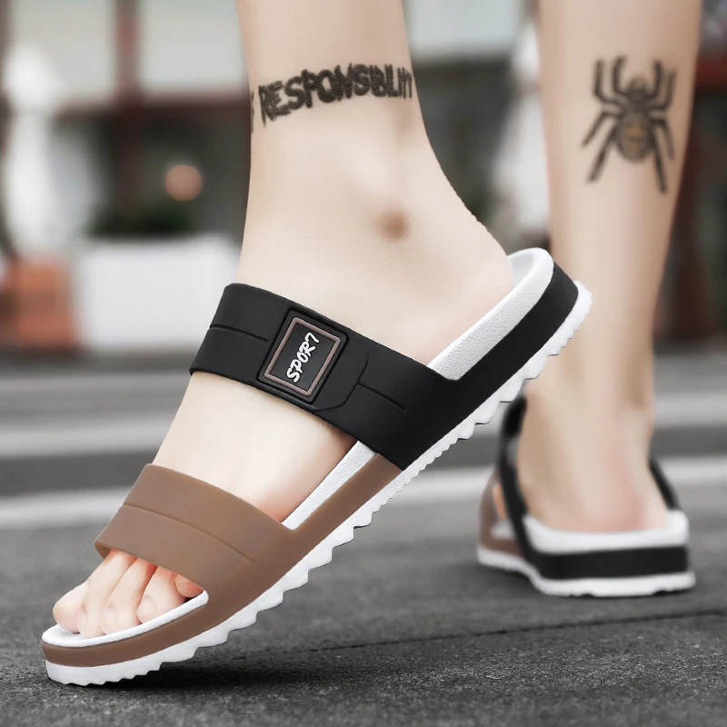 Soft Comfortable Sport Shoes Anti-skid Fashion Youth Slippers 40-45
