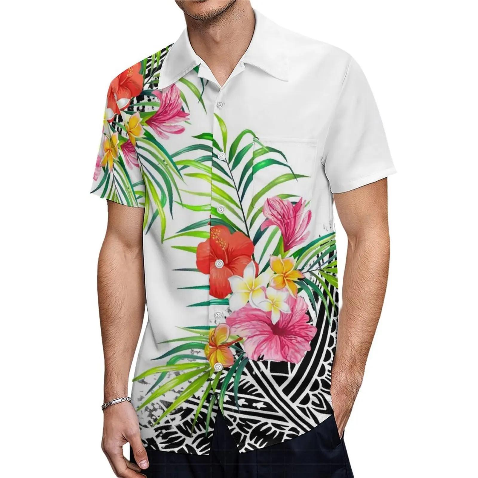 Высококачественный Женский Модный комплект для пары мужская рубашка и женское