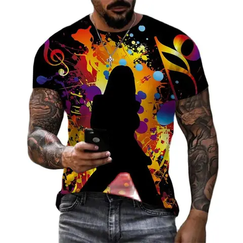 Модная DJ Rave Party Disco в стиле хип-хоп, индивидуальная футболка с круглым вырезом, большая футболка с короткими рукавами, верхняя одежда, уличная одежда с 3D принтом в стиле Харадзюку