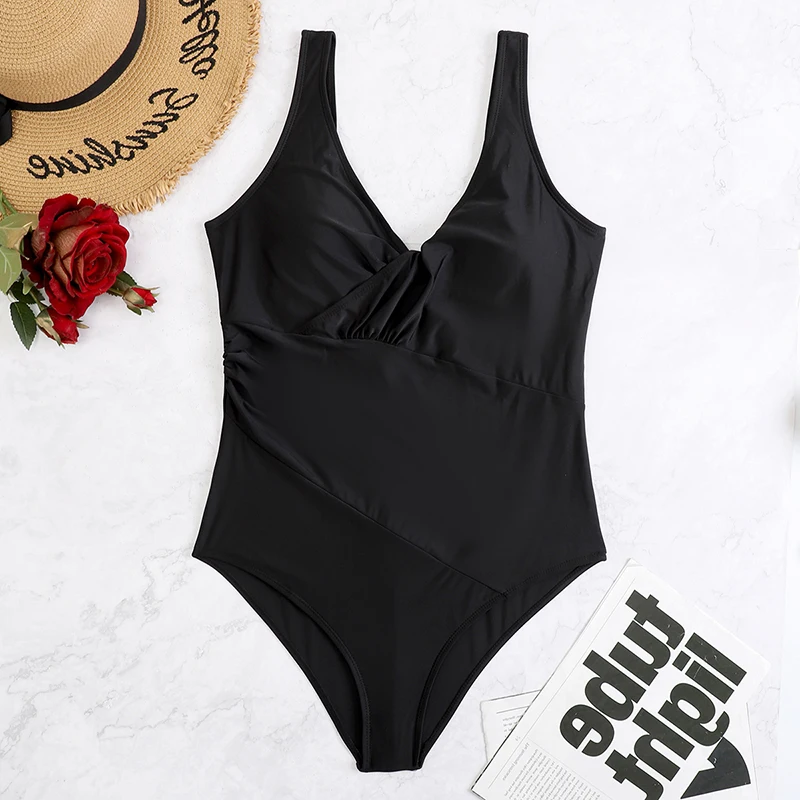 Женский слитный купальник-монокини большие размеры 4XL |