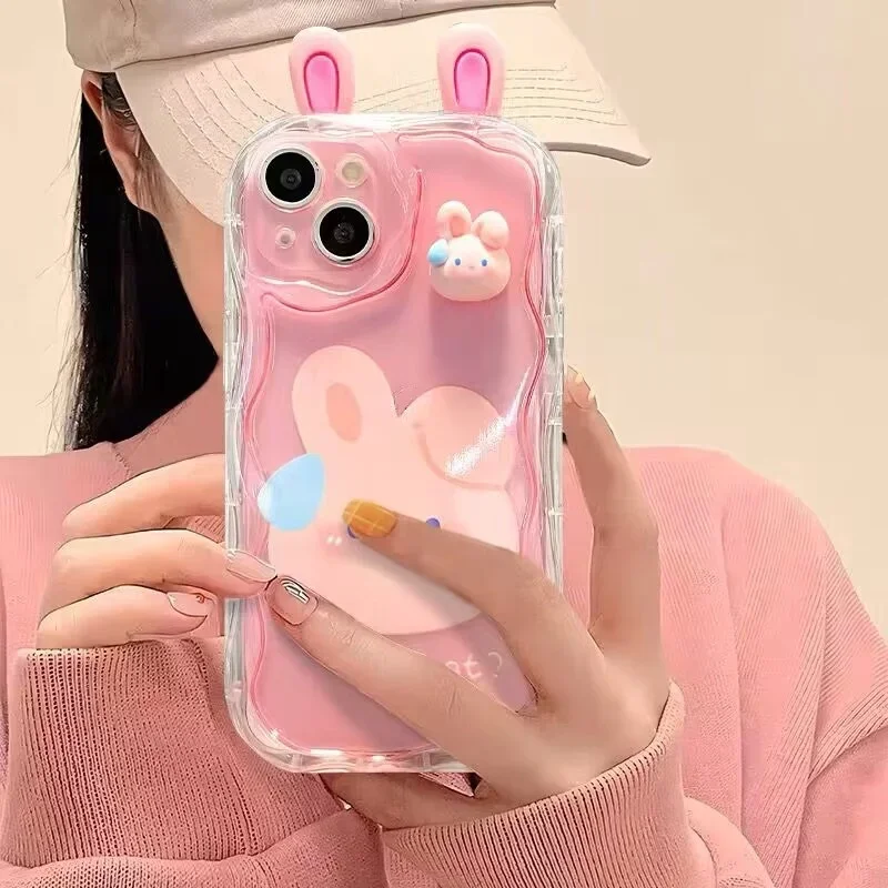 Фото Чехол Cute Bear Rabbit Ugly Frog Eyes для Motorola G84 G60 G54 Edge 50 Fusion Pro Ultra G14 G52 G53 G22 G35 G05 G34 G75 G15 G30 №4
