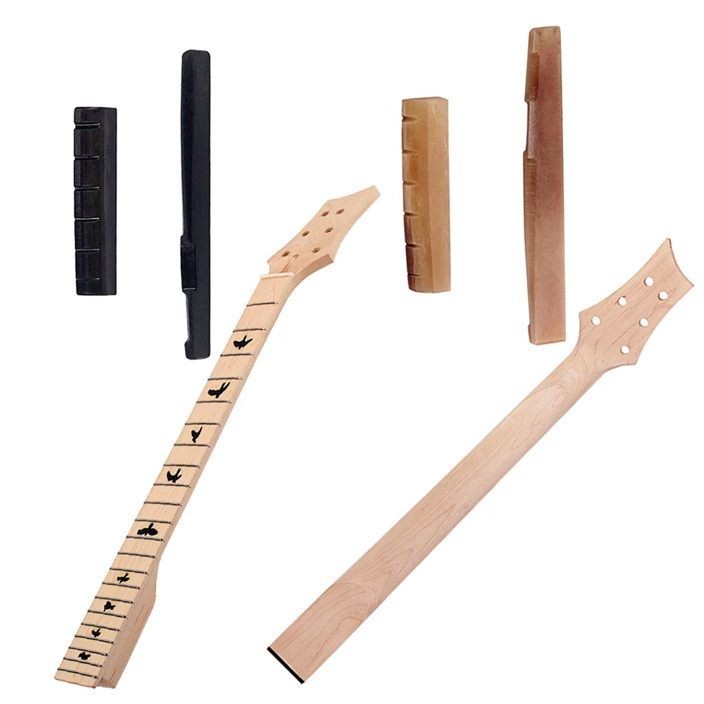 

Guitar Bone Bridge Kit Soft Silicone Slotted Saddle Stringed Instruments Replaceable Spare Part Accessories Gifts