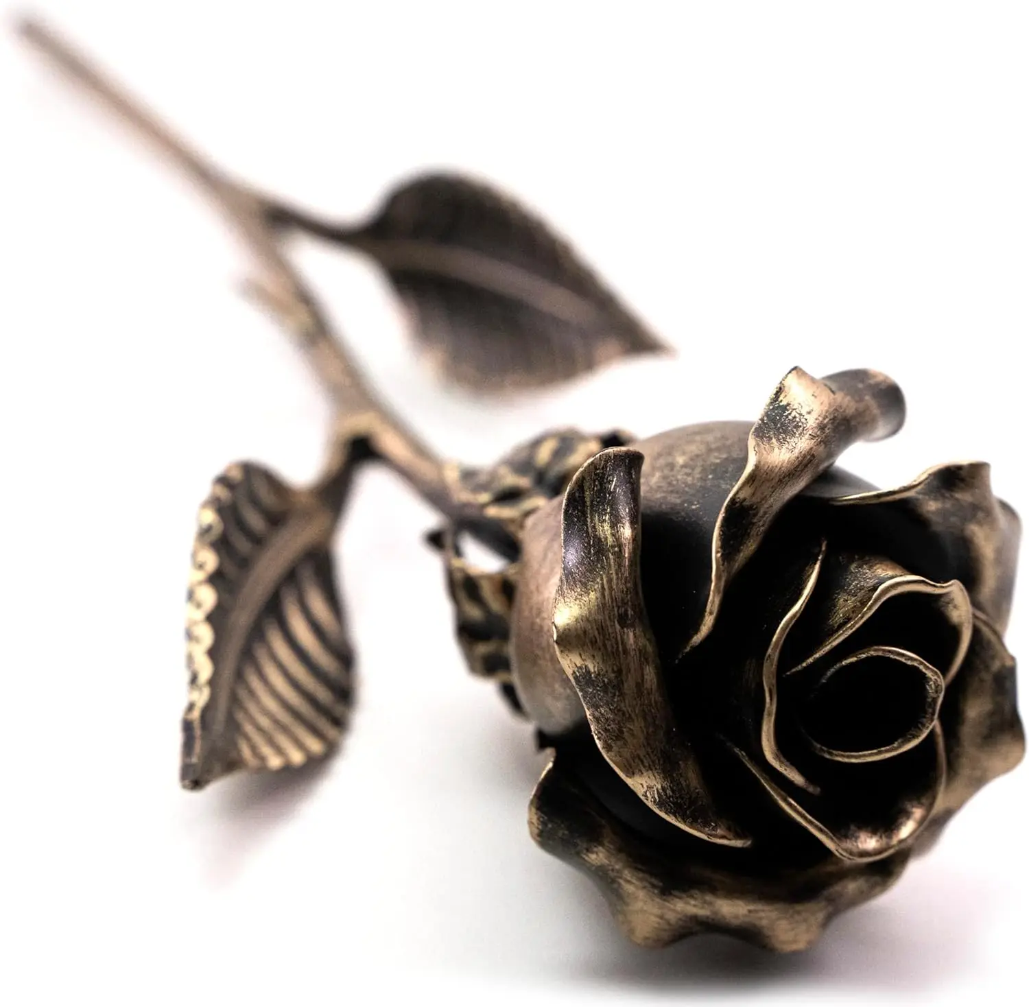 

Бронзовая Металлическая роза-твердый подарок вечной любви-8 19-й Свадьба для ее колокольчиков Guizos para artesanato de Metal Brass Bells