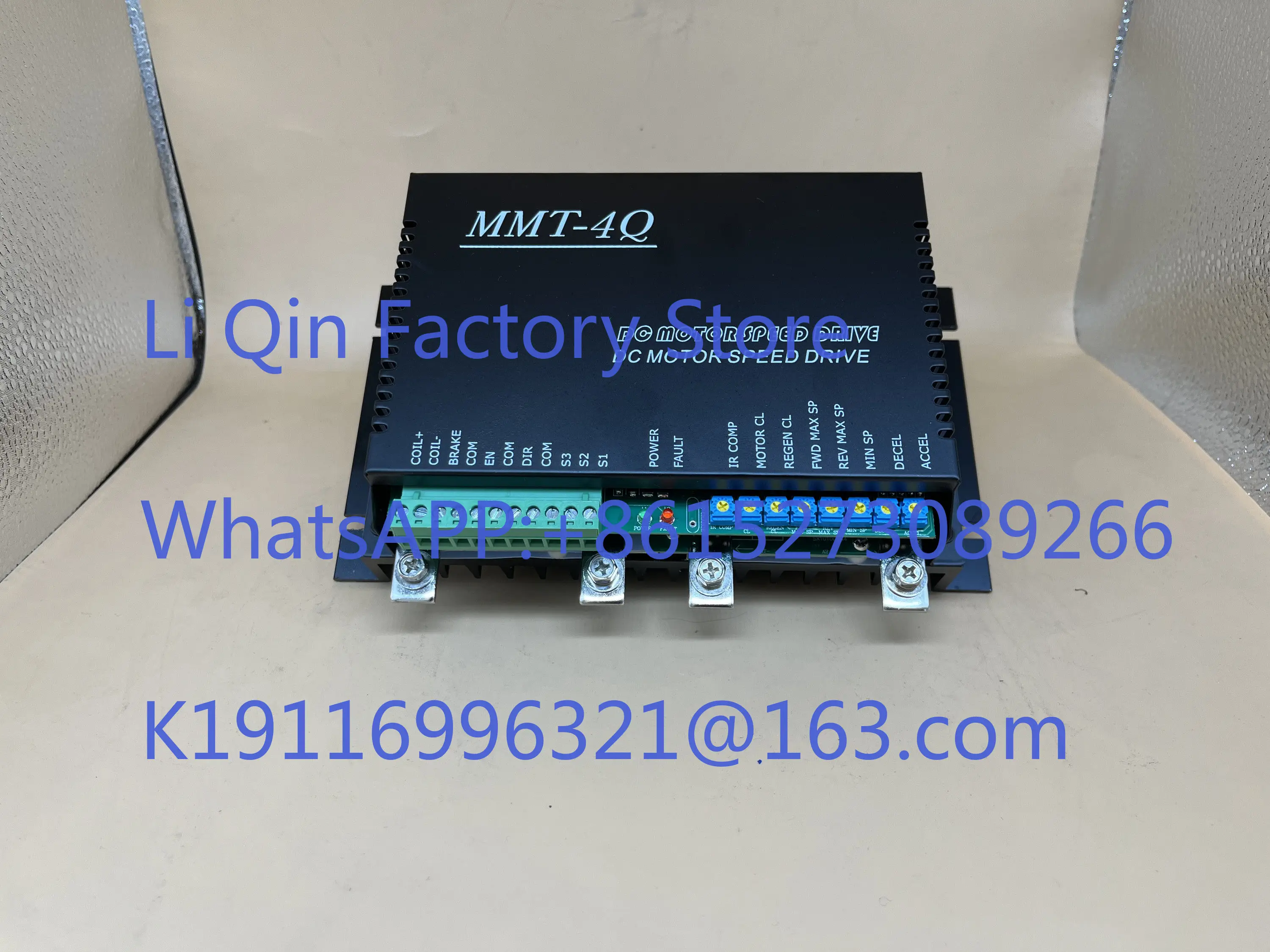 Фото Регулятор скорости двигателя постоянного тока DC48RT100BL MMT-4Q, 2 кВт, четырехквадрантный, реверсивный, с рекуперацией энергии №3