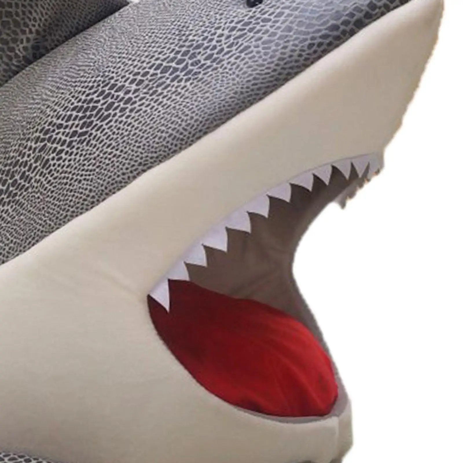 Полузакрытая Нескользящая кровать для кошек и щенков в форме акулы