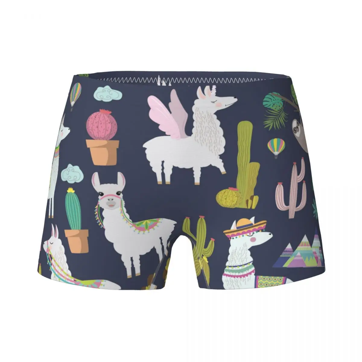 

Alpaca Children Girls Underwear Kids Pretty Boxers Briefs Cotton Teenage Panties Cute Cartoon Animal Underpants Size 4T-15T