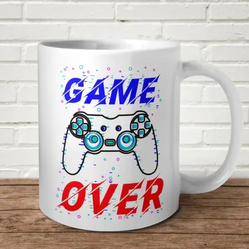 Игра в кружку подарок для геймера на день рождения забавная игра Интернет 80-х 90-х