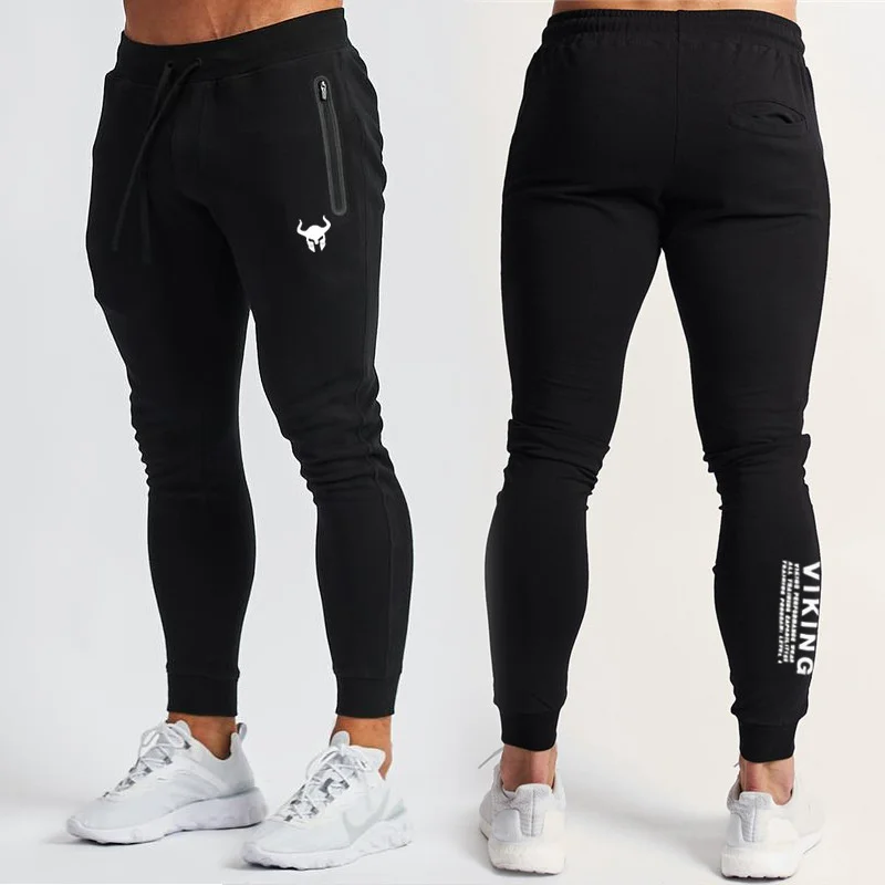 

New slow running men's pants outdoor fitness training small foot sports pants leisure fashion pants