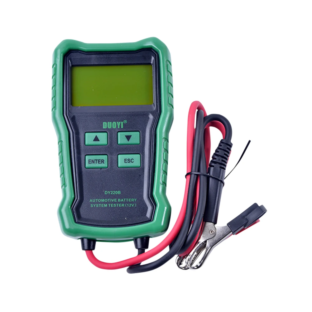 

Car Motorcycle Battery Tester Tools 12V Battery System Analyzer Automobile Charging Cranking Test Circut Tester Scanner Tools