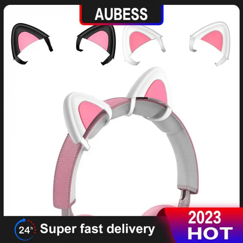 

Universal Wireless Earbuds Cat Earmuffs Lightweight Cat Ear Pendant Headphone Headset Decorations Earphone Accessories