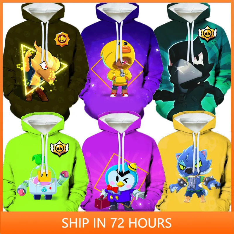 

3D Printed Sweatshirt Boys Girls Browlerss Bo and Star,Cartoon Hoodie Tops Baby Clothes Shelly 8 To 19 Years Kids Game Leon