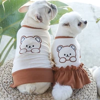 summer dog skirt pet dog clothes for small medium large dogs couples pet clothes puppy teddy french bulldog clothing xs xxl