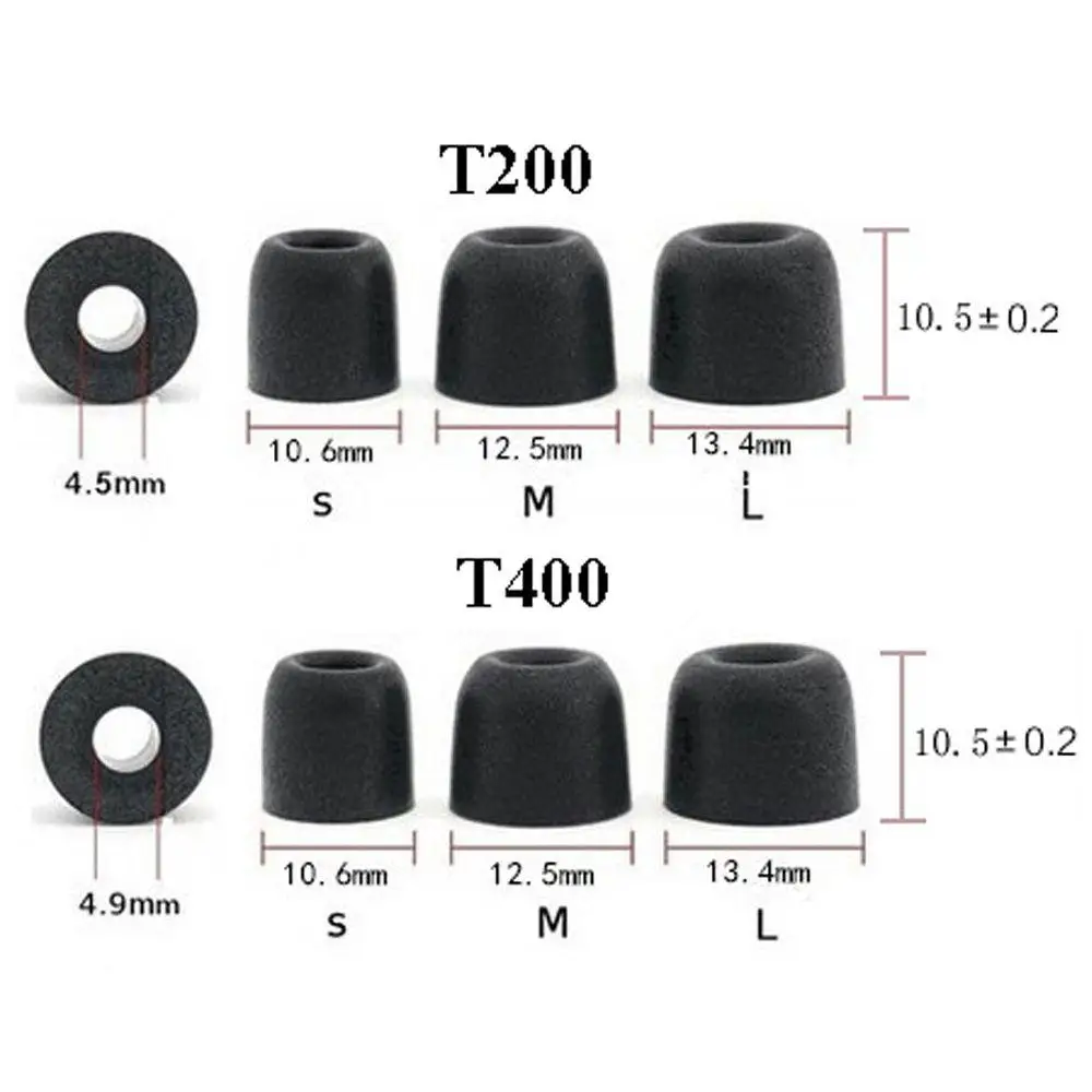 Новые Мягкие шумоизоляционные наушники T100 T200 T300 T400