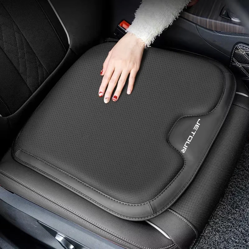 Фото Накладка на сиденье автомобиля из кожи Nappa для Chery Jetour DASHING X-1 Plus, DTC T2, Traveler X90 Plus, X70 PLUS – защитный чехол-подушка для автомобильного сиденья №4