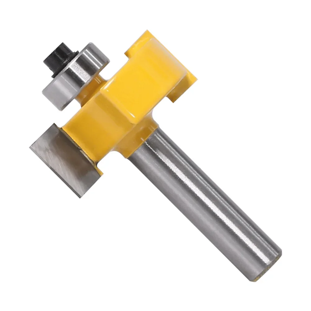 1 шт. 8 мм хвостовик Т-образная фреза с подшипником для деревянных пазов