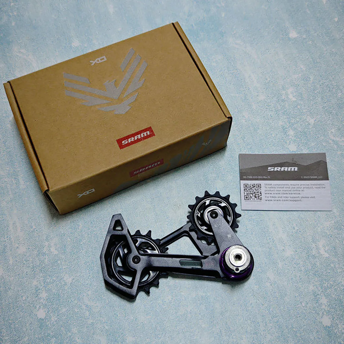 Фото Комплект кронштейнов SRAM X0 Eagle T-Type RD |   Оригинальный переключатель передач X0 Eagle Transmission Derailleur |   OEM-деталь 11.7518.104.012 |   Полное C №2