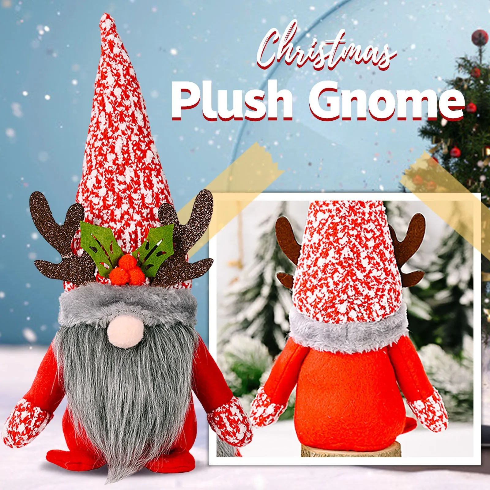 

Декоративные многоярусные украшения в виде гнома, кукла, Шведский карлик, праздничный Санта, h для дома, поднос, мишень, украшение