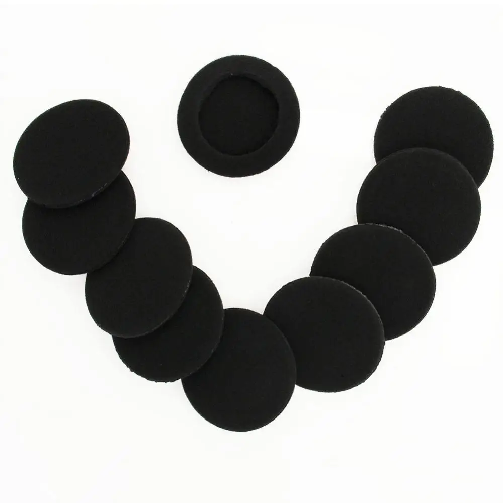 

35MM 40MM 45MM 50MM 55MM 60MM 65MM Replacement Earphone Foam Pad Ear Pad Sponge Earplugs Headset Cap Earphone Accessories