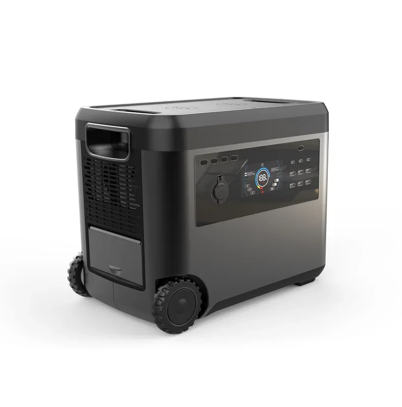 Наружная портативная электростанция для хранения солнечной энергии большой