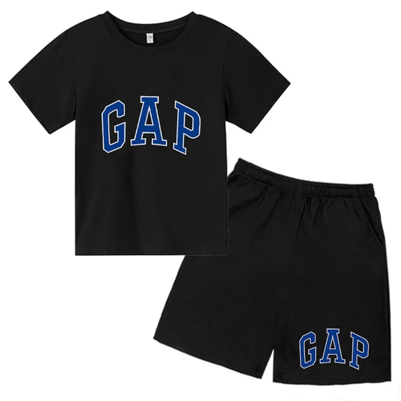 

2022 New Brand Sportswear T-shirt +2 piece clothing Set Boys and Boys and Girls Sportswear Short sleeve S-2XL