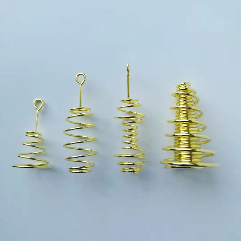 

10Pcs/lot Fishing Bait Spring Coil For Explosion Hook Feeders Bait Thrower Inline Hanging Fishing Tackle Connector Accessories